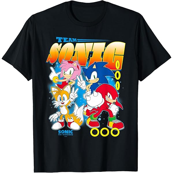 Amazon.com: Sonic The Hedgehog Sonic Shadow Tails Knuckles Retro